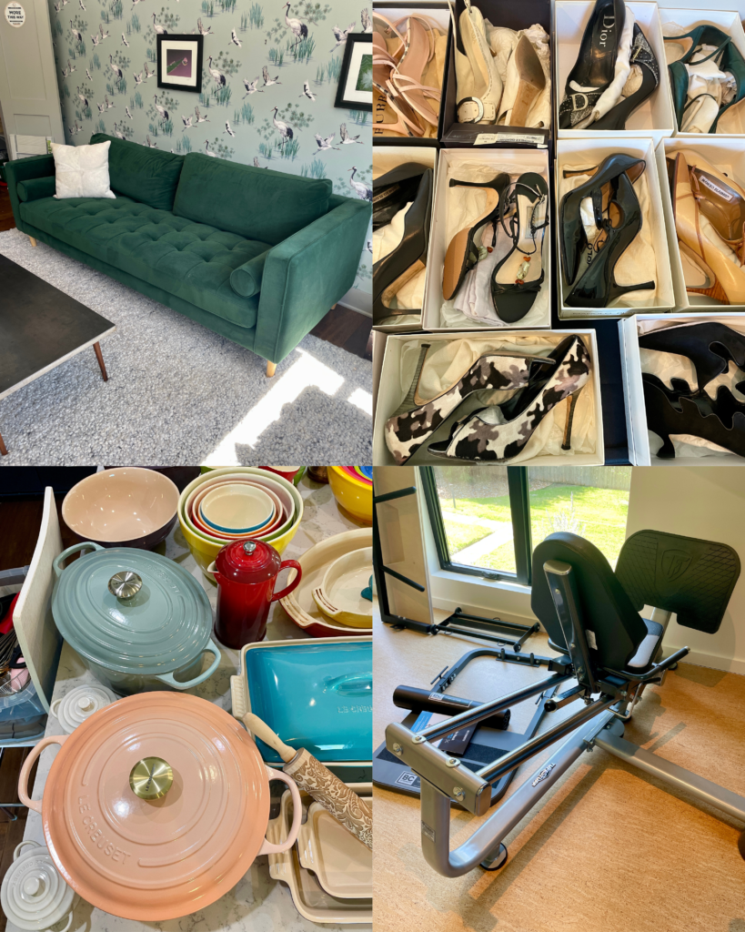 Blue Moon Estate Sale in Allandale – women’s high-end fashion, full kitchen, furniture + more!