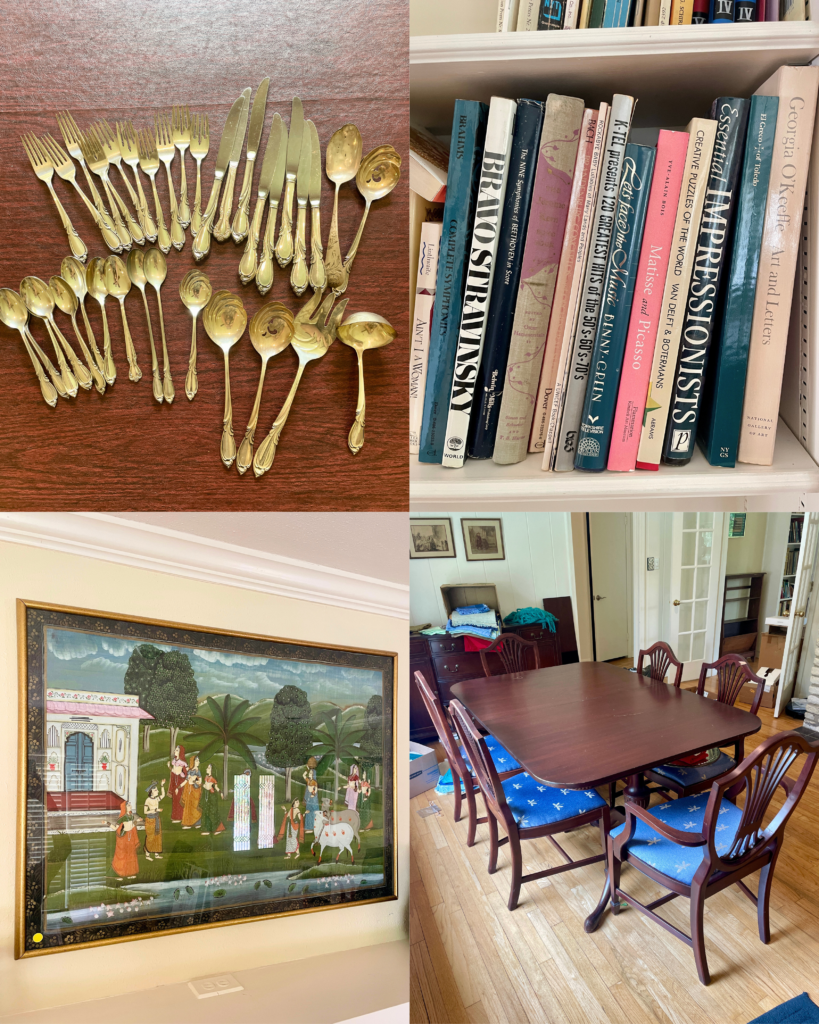 Blue Moon Estate Sale in Tarrytown – kitchenware, decor, books, furniture + more!
