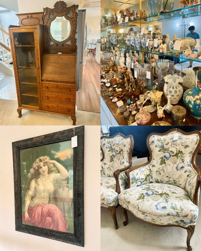 Blue Moon Estate Sale in Northwest Hills – antiques, decor, kitchenware, vintage furniture, and more!