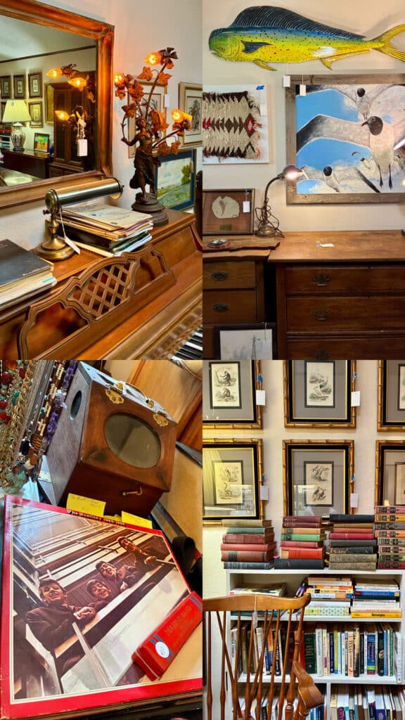 Blue Moon Estate Sale in Balcones Village with art, vintage books, antiques, collectibles and more!
