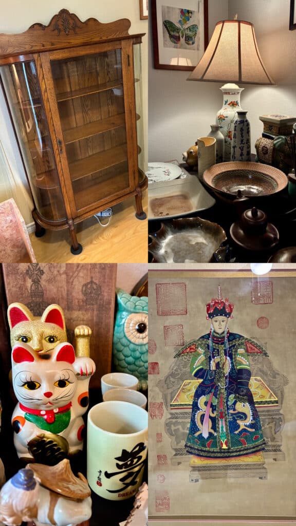 Blue Moon Estate Sale in Pflugerville with world art, furniture, decor, smalls and more!