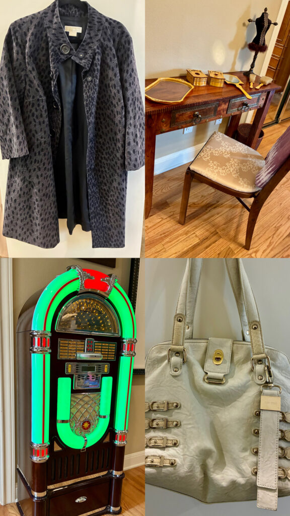 Blue Moon Estate Sale in Highland Park West with women’s fashion, art, decor, furniture, and more!