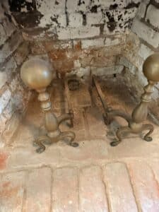 Brass-Ball-Andirons