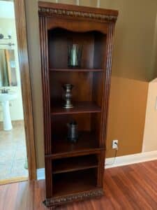 Carved-Wood-Bookcase