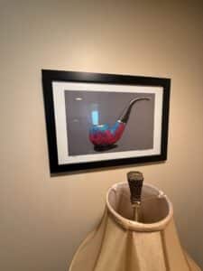 Pipe-Print-Framed