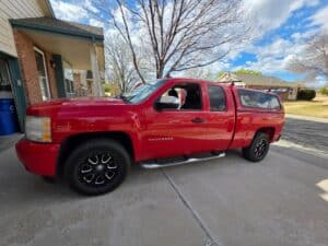 Loveland - 2010 Chevy Silverado with Shell, Wall-art, Camping