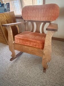 Antique-Arts-and-Crafts-Mission-Oak-Rocking-Chair-with-Carved-Accents