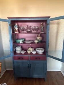 Antique-Farmhouse-Style-China-Cabinet