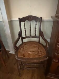 Antique-Victorian-Eastlake-Style-Cane-Seat-Chair