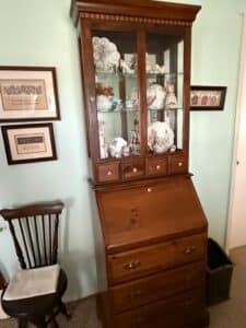 Vintage-Jasper-Cabinet-Secretary-Desk-with-Display-Hutch