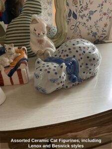 Assorted-Ceramic-Cat-Figurines-including-Lenox-and-Beswick-styles-third-image