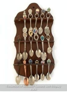Collection-of-Souvenir-Spoons-with-Display-Rack