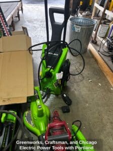 Greenworks-Craftsman-and-Chicago-Electric-Power-Tools-with-Portland-Pressure-Washer-fourth-image