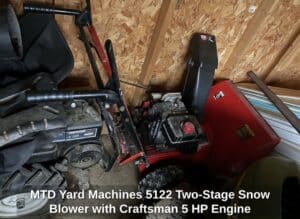 MTD-Yard-Machines-Two-Stage-Snow-Blower-with-Craftsman-HP-Engine-fourth-image
