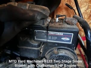 MTD-Yard-Machines-Two-Stage-Snow-Blower-with-Craftsman-HP-Engine-second-image