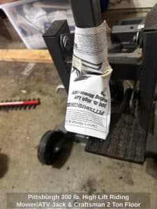 Pittsburgh-lb.-High-Lift-Riding-Mower-or-ATV-Jack-Craftsman-Ton-Floor-Jack