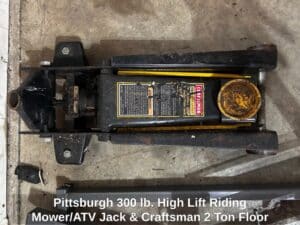 Pittsburgh-lb.-High-Lift-Riding-Mower-or-ATV-Jack-Craftsman-Ton-Floor-Jack-third-image