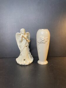 Angel-Figurine-and-Lenox-Rose-Vase