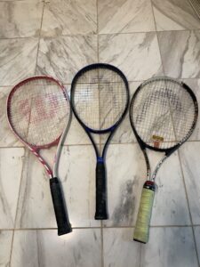 Assorted-Tennis-Racquets-HEAD-Tour-Pro-HEAD-Double-Power-and-Triumph-Matrix