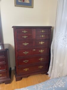 Bassett-Furniture-Cherry-Wood-Tall-Chest-of-Drawers