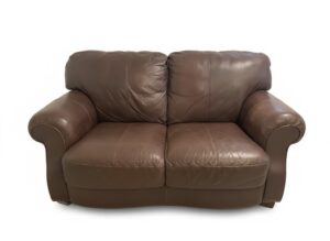 Brown-Leather-Loveseat