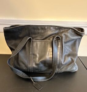 Coach-Leather-Tote-Bag
