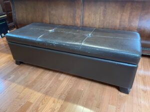 Faux-Leather-Storage-Bench