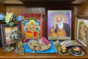 Hindu-and-Sikh-Religious-Display-Items-with-Vintage-Prints