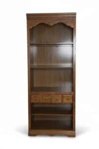 Oak-Bookcase-with-Drawers