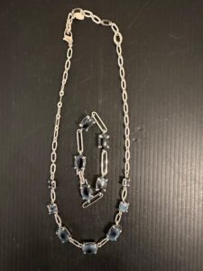 Sterling-Silver-Blue-Stone-Necklace-and-Bracelet-Set