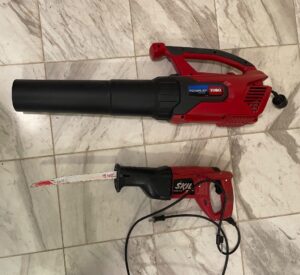 Toro-PowerJet-Leaf-Blower-and-Skil-Reciprocating-Saw