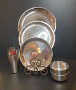 Vinod-and-Ranakpur-Stainless-Steel-Thali-Plates-Tumblers-Bowls
