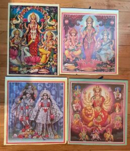 Vintage-Hindu-Deities-Prints-Lakshmi-Ganesha-Saraswati-Radha-Krishna-Durga