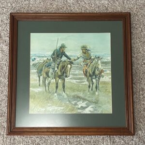 A-Doubtful-Handshake-by-Charles-M.-Russell-Print