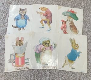 Beatrix-Potter-Character-Prints-The-Tailor-of-Gloucester-Mrs.-Tittlemouse-and-Peter-Rabbit