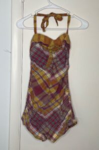 Catalina-California-Creator-Plaid-Halter-Vintage-Romper