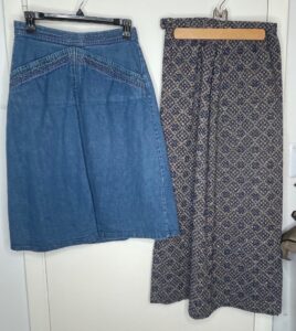 JCPenney-Fashions-Denim-Skirt-and-Fritzi-of-California-Patterned-Skirt
