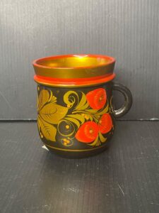 Khokhloma-Painted-Wooden-Mug