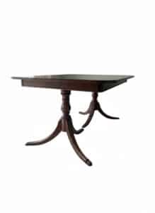 Mahogany-Duncan-Phyfe-Style-Pedestal-Dining-Table-second-image
