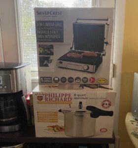 SilverCrest-in-Indoor-Grill-and-Philippe-Richard-Quart-Aluminum-Pressure-Cooker