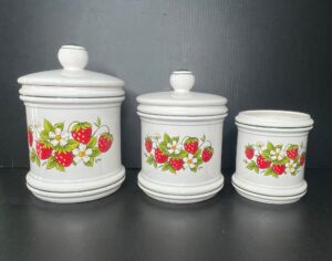Strawberry-Ceramic-Canister-Set