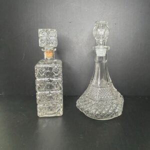 Vintage-Cut-Crystal-Decanter-Set