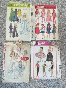 Vintage-Doll-Clothes-Sewing-Patterns-Lot-Simplicity-McCalls-Barbie