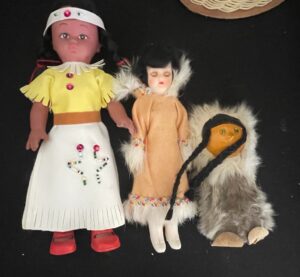 Vintage-Native-American-Dolls-and-Inuit-Doll