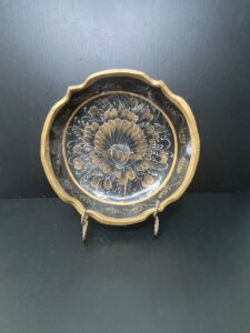 Vintage-Painted-Wood-Plate