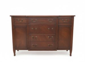 Vintage-Sideboard-with-Brass-Hardware