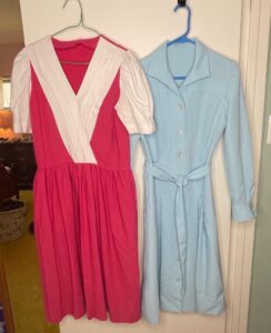 Vintage-Womens-Dresses-Pink-and-Blue-Shirt-Dress