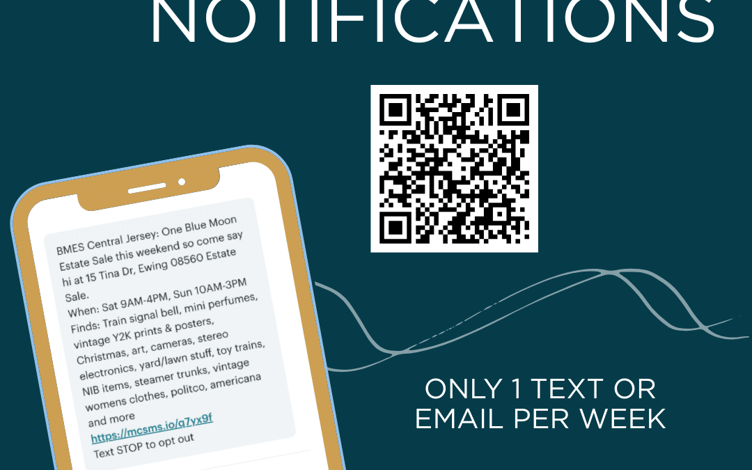 Sign up to receive sale notifications via text