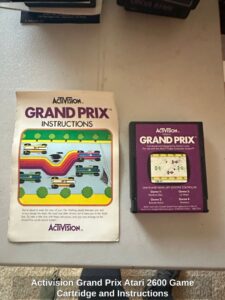 Activision-Grand-Prix-Atari-Game-Cartridge-and-Instructions