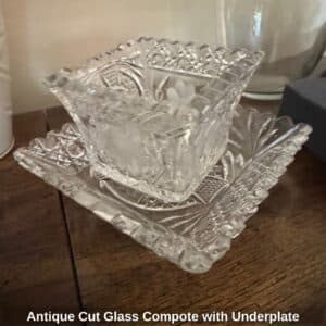 Antique-Cut-Glass-Compote-with-Underplate-1